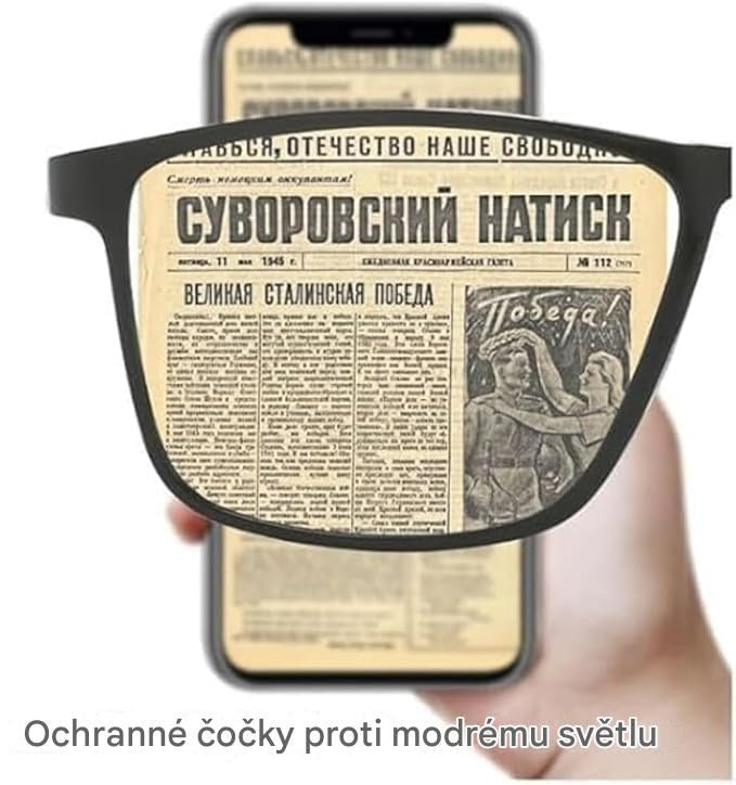 Inteligentní brýle na čtení s automatickou úpravou zraku, navržené speciálně pro starší osoby s krátkozrakostí a dalekozrakostí 🔥Druhý pár za poloviční cenu!