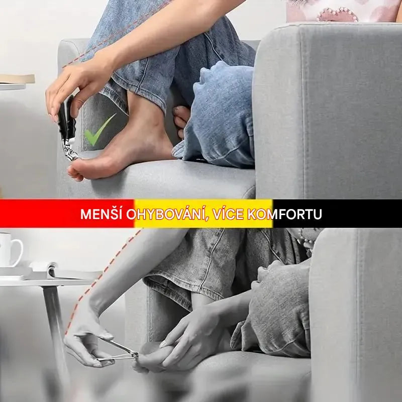 ✨Kleště na nehty s ostrými zakřivenými čepelemi s dlouhou rukojetí-【🎉Druhý pár za poloviční cenu!Čím více koupíte, tím větší sleva!】