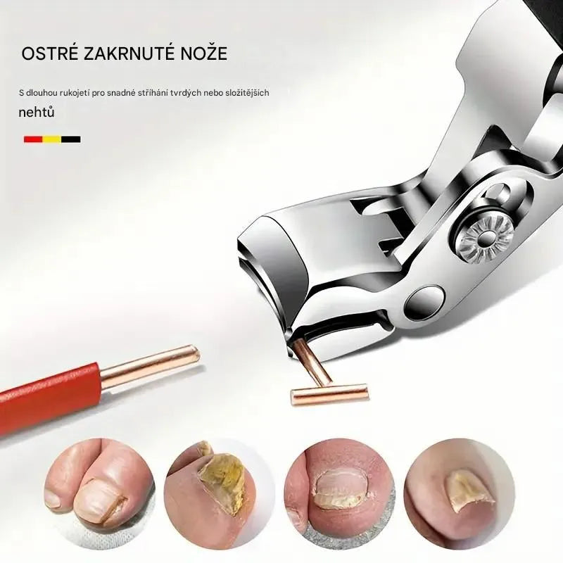 ✨Kleště na nehty s ostrými zakřivenými čepelemi s dlouhou rukojetí-【🎉Druhý pár za poloviční cenu!Čím více koupíte, tím větší sleva!】