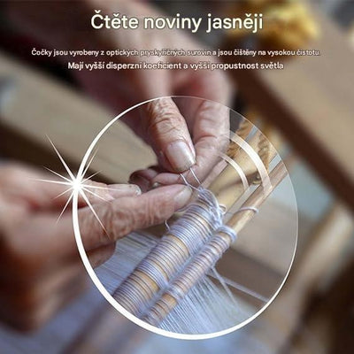 Inteligentní brýle na čtení s automatickou úpravou zraku, navržené speciálně pro starší osoby s krátkozrakostí a dalekozrakostí 🔥Druhý pár za poloviční cenu!