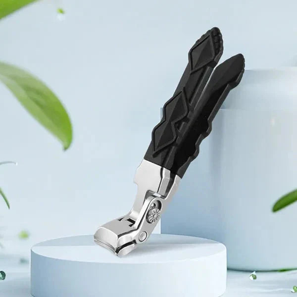 Cleşte de unghii ergonomic din oțel inoxidabil pentru seniori – mâner lung antialunecare pentru unghii groase (mâini și picioare)
