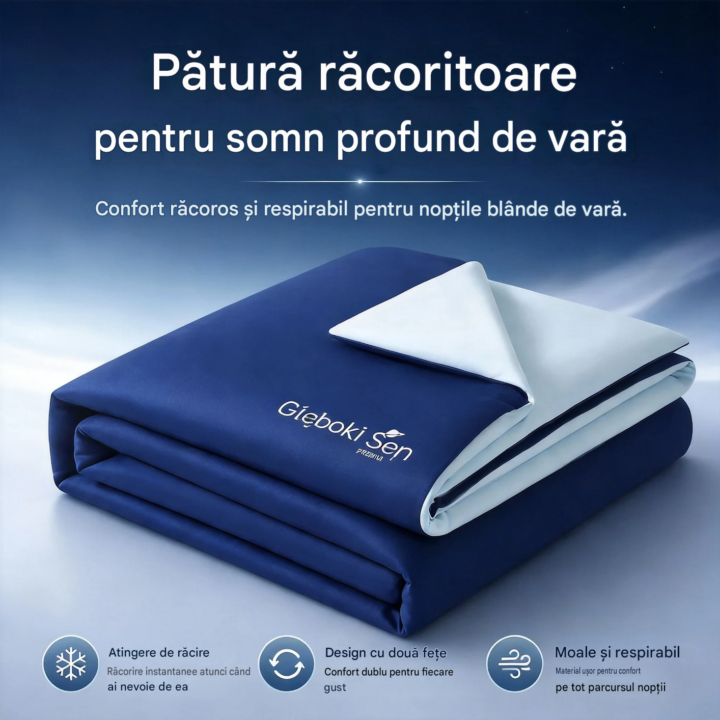 Pătură Răcoritoare de Vară pentru Somn Profund